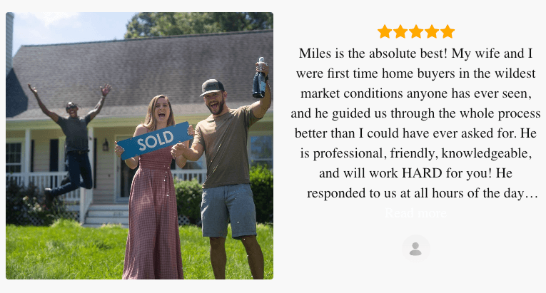 Client testimonial from Zillow