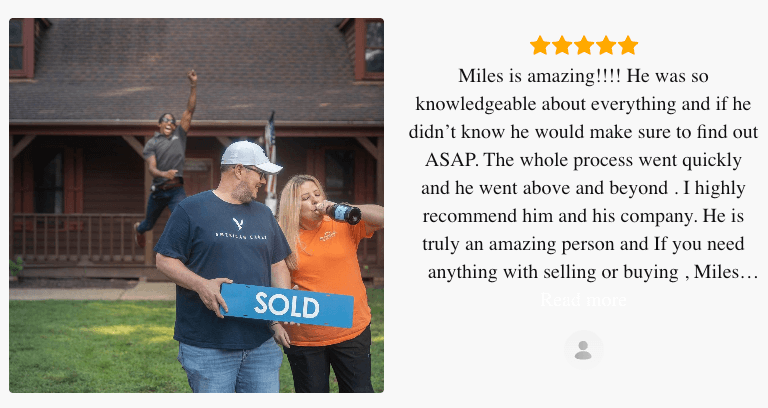Client testimonial from Zillow