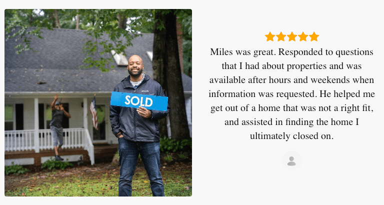 Client testimonial from Zillow