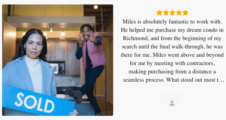 Client testimonial from Zillow