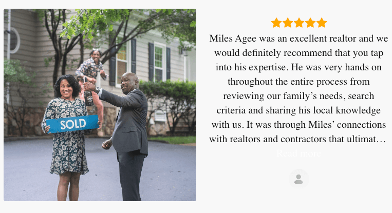 Client testimonial from Zillow