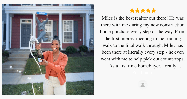 Client testimonial from Zillow