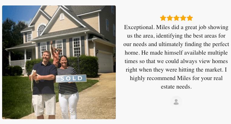 Client testimonial from Zillow