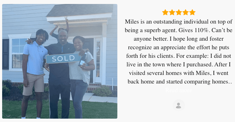 Client testimonial from Zillow